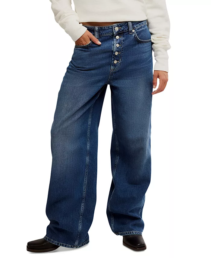 Женские джинсы-бойфренды Nia Free People, синий
Женские джинсы-бойфренды Nia Free People, синий