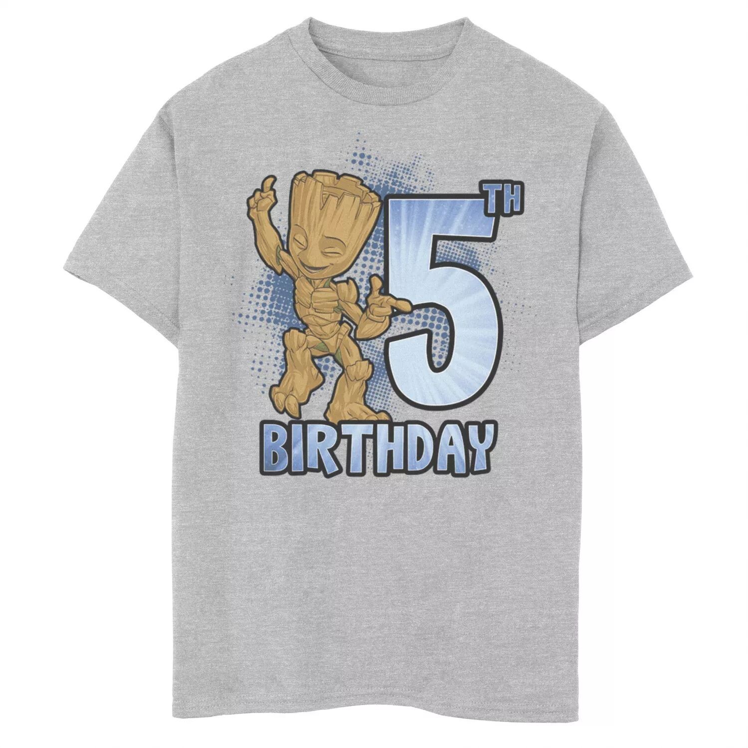 Футболка с рисунком «Детский Грут» на 5-й день рождения для мальчиков 8–20 лет «Marvel Guardians Of The Galaxy» Marvel