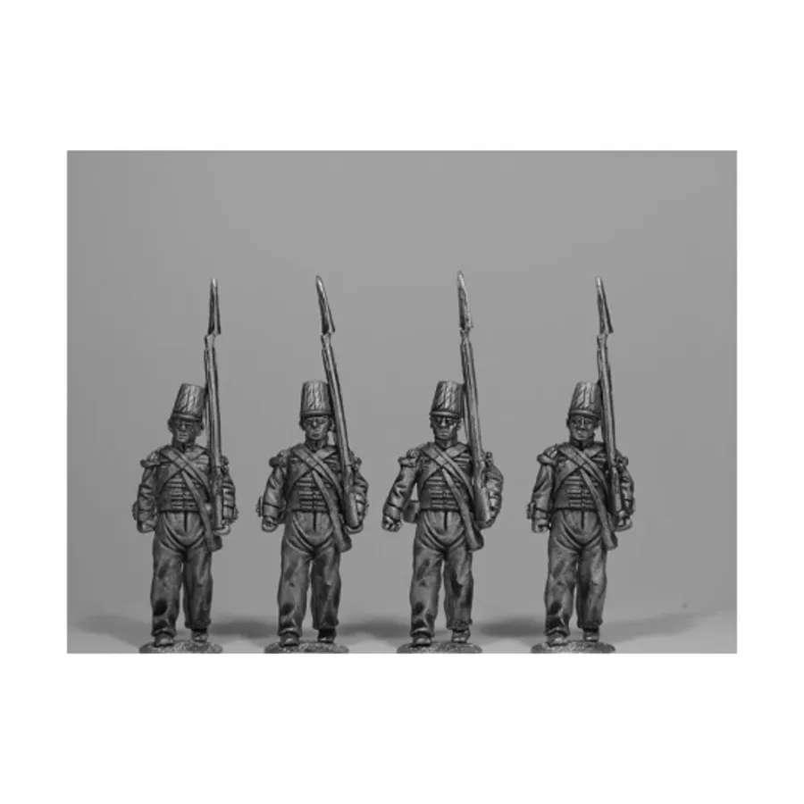 Британская пехота марширует с кивером - фланговая рота, Sikh Wars - British Army
Британская пехота марширует с кивером - фланговая рота, Sikh Wars - British Army
