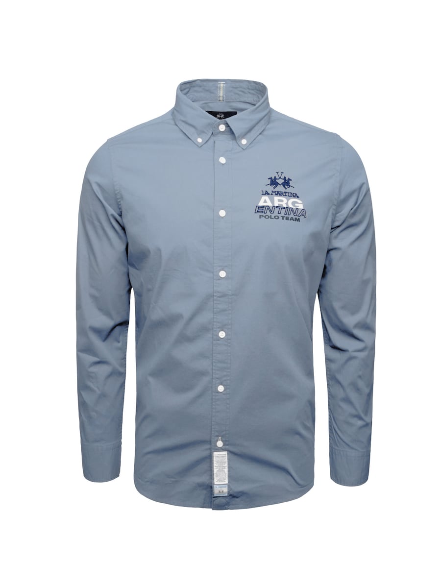 Рубашка на пуговицах Comfort fit La Martina MAC601, пыльно-синий
Рубашка на пуговицах Comfort fit La Martina MAC601, пыльно-синий