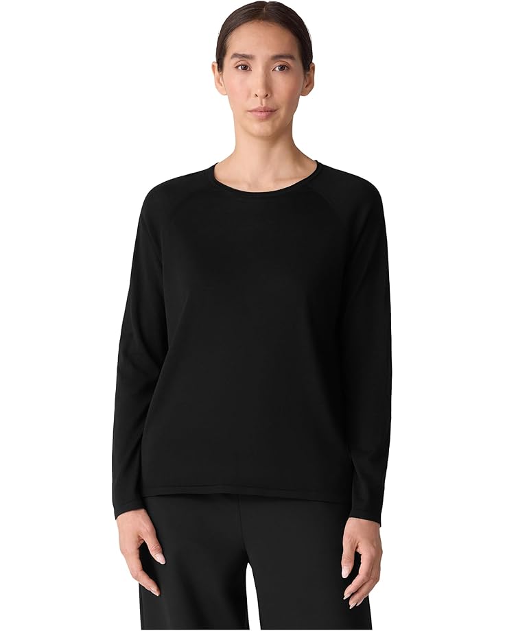 Женский свитер Eileen Fisher Super Fine Merino Crew Neck, Black
Женский свитер Eileen Fisher Super Fine Merino Crew Neck, Black
