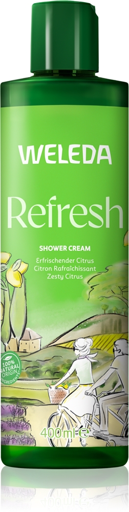 Освежающий крем для душа Refresh с освежающим эффектом Weleda, citrus 400 мл
Освежающий крем для душа Refresh с освежающим эффектом Weleda, citrus 400 мл