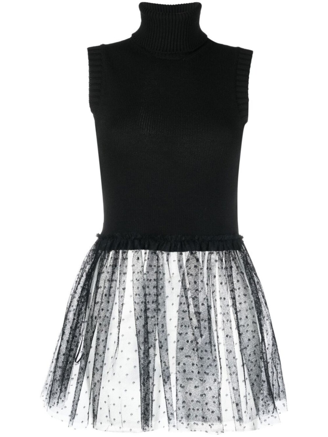 RED Valentino трикотажный топ с баской, черный
RED Valentino трикотажный топ с баской, черный