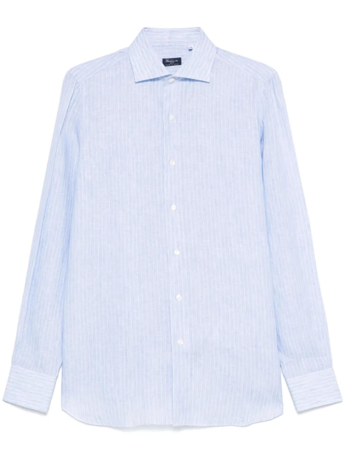 Рубашка в полоску Finamore 1925 Napoli, синий
Рубашка в полоску Finamore 1925 Napoli, синий