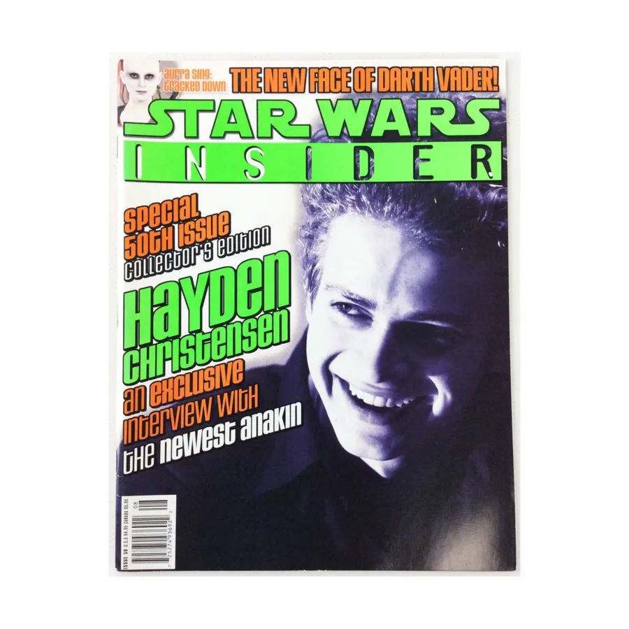 Журнал #50 "Special 50th Issue, Hayden Christensen, Aurra Sing", Star Wars Insider #023 - #50 (WOTC)
Журнал #50 "Special 50th Issue, Hayden Christensen, Aurra Sing", Star Wars Insider #023 - #50 (WOTC)