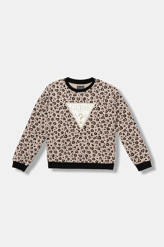 Детская хлопковая толстовка Guess, бежевый
Детская хлопковая толстовка Guess, бежевый
