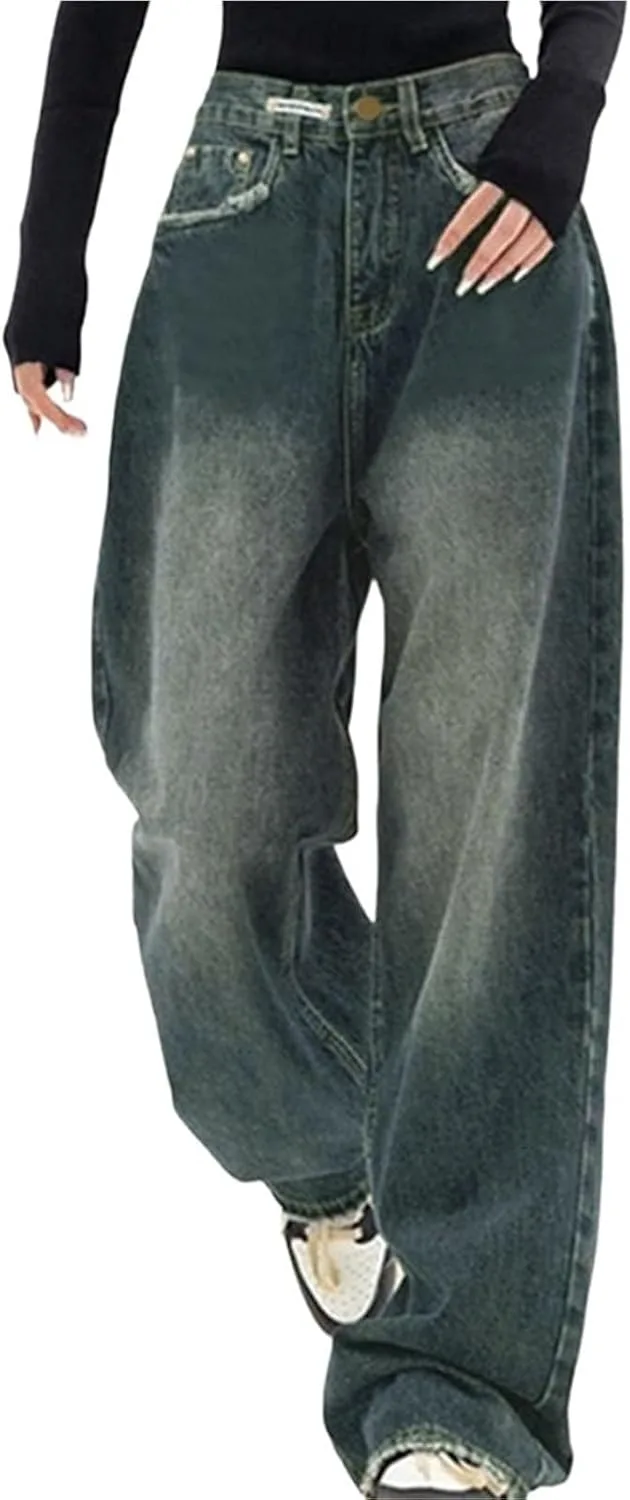 Джинсы Relaxed Fit Retro, Loose Fit Hip Hop Casual Harajuku JHJGYBO
Джинсы Relaxed Fit Retro, Loose Fit Hip Hop Casual Harajuku JHJGYBO