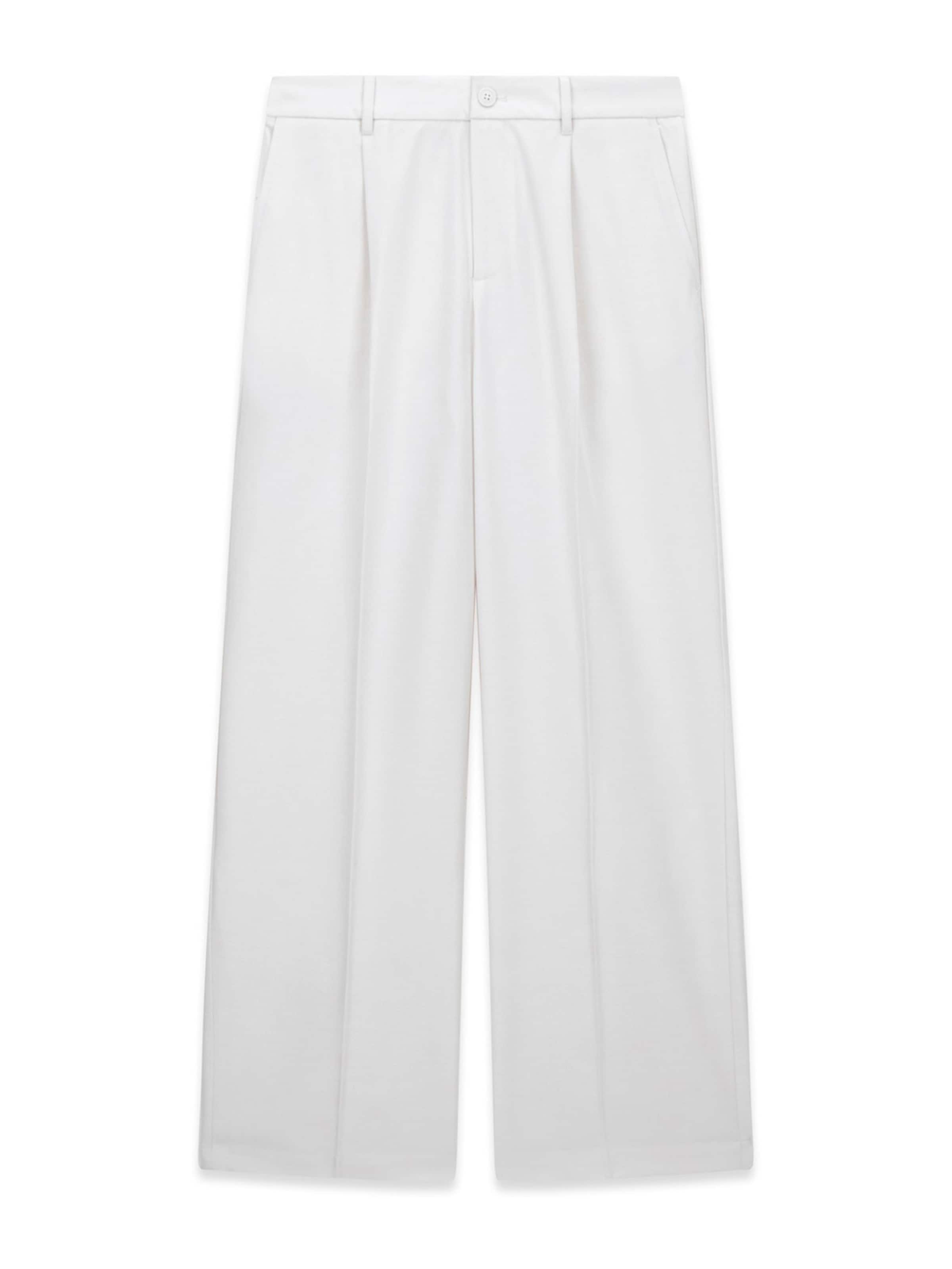 GUESS JEANS Широкие брюки со складками спереди в белом цвете
GUESS JEANS Широкие брюки со складками спереди в белом цвете