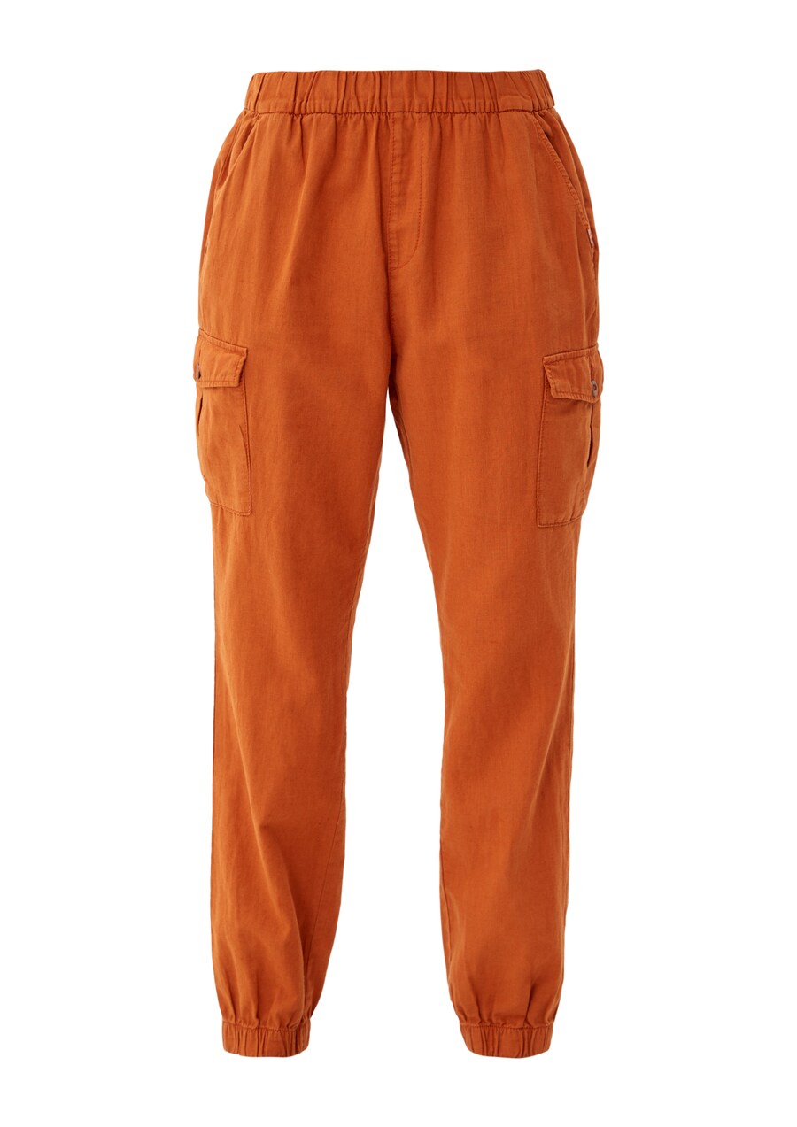 Обычные брюки-карго QS, темно-оранжевый
Обычные брюки-карго QS, темно-оранжевый