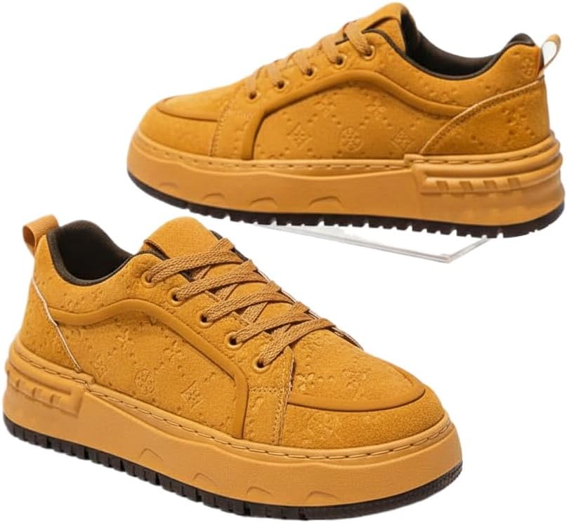 Современные массивные кроссовки из замши и искусственной кожи PU для мужчин, платформенные, с увеличением роста на 5 см, удобной амортизацией, повседневная уличная обувь для путешествий с уникальным толстым протектором Ctkvbmeoi, бежевый
Современные массивные кроссовки из замши и искусственной кожи PU для мужчин, платформенные, с увеличением роста на 5 см, удобной амортизацией, повседневная уличная обувь для путешествий с уникальным толстым протектором Ctkvbmeoi, бежевый