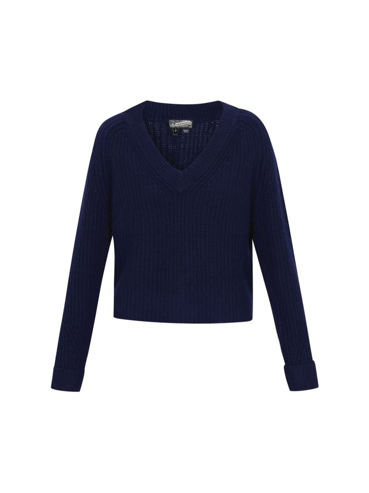 Женский свитер темно-синего цвета DreiMaster Vintage
Женский свитер темно-синего цвета DreiMaster Vintage