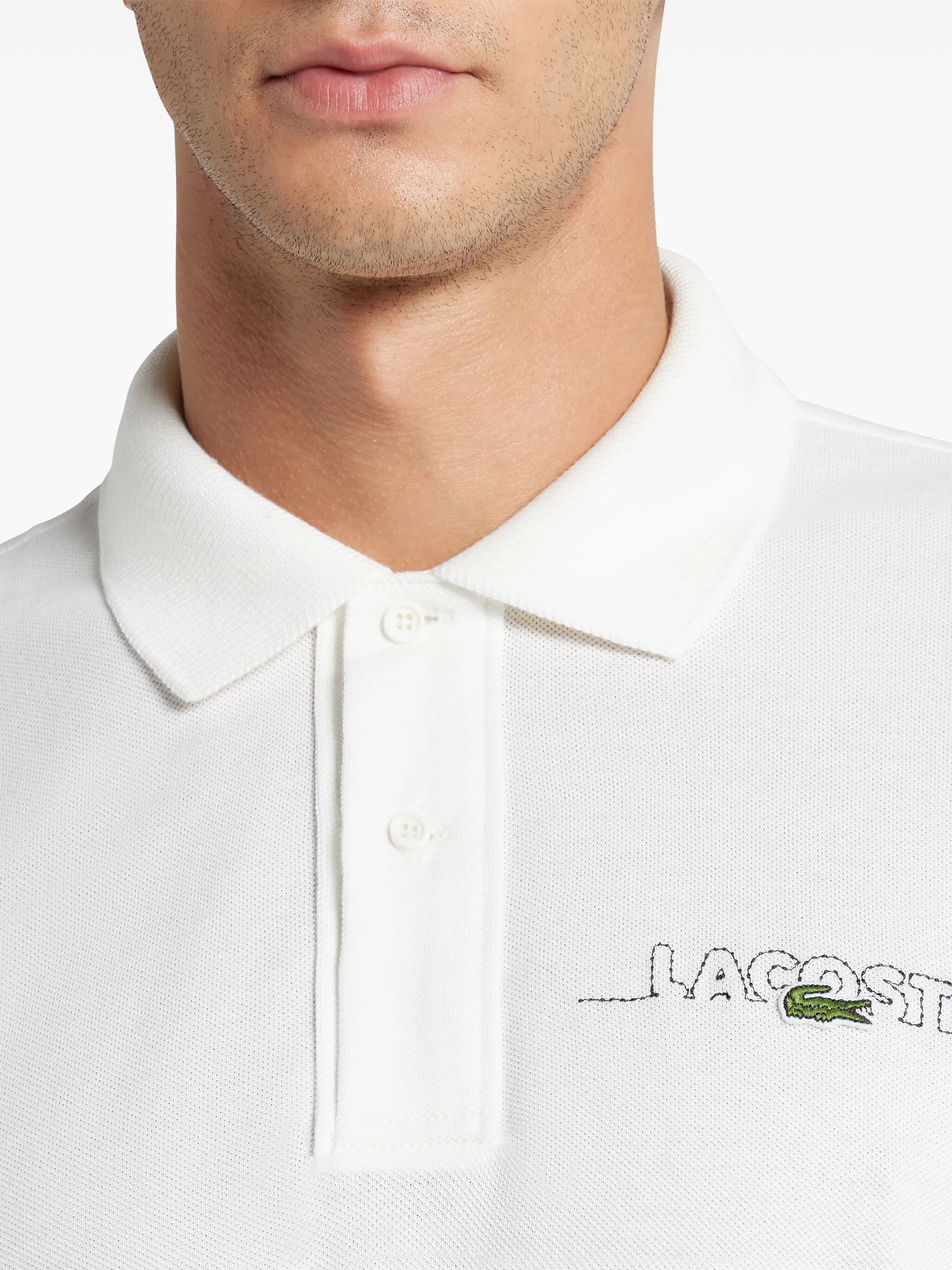 Рубашка поло с логотипом Lacoste, белый
Рубашка поло с логотипом Lacoste, белый