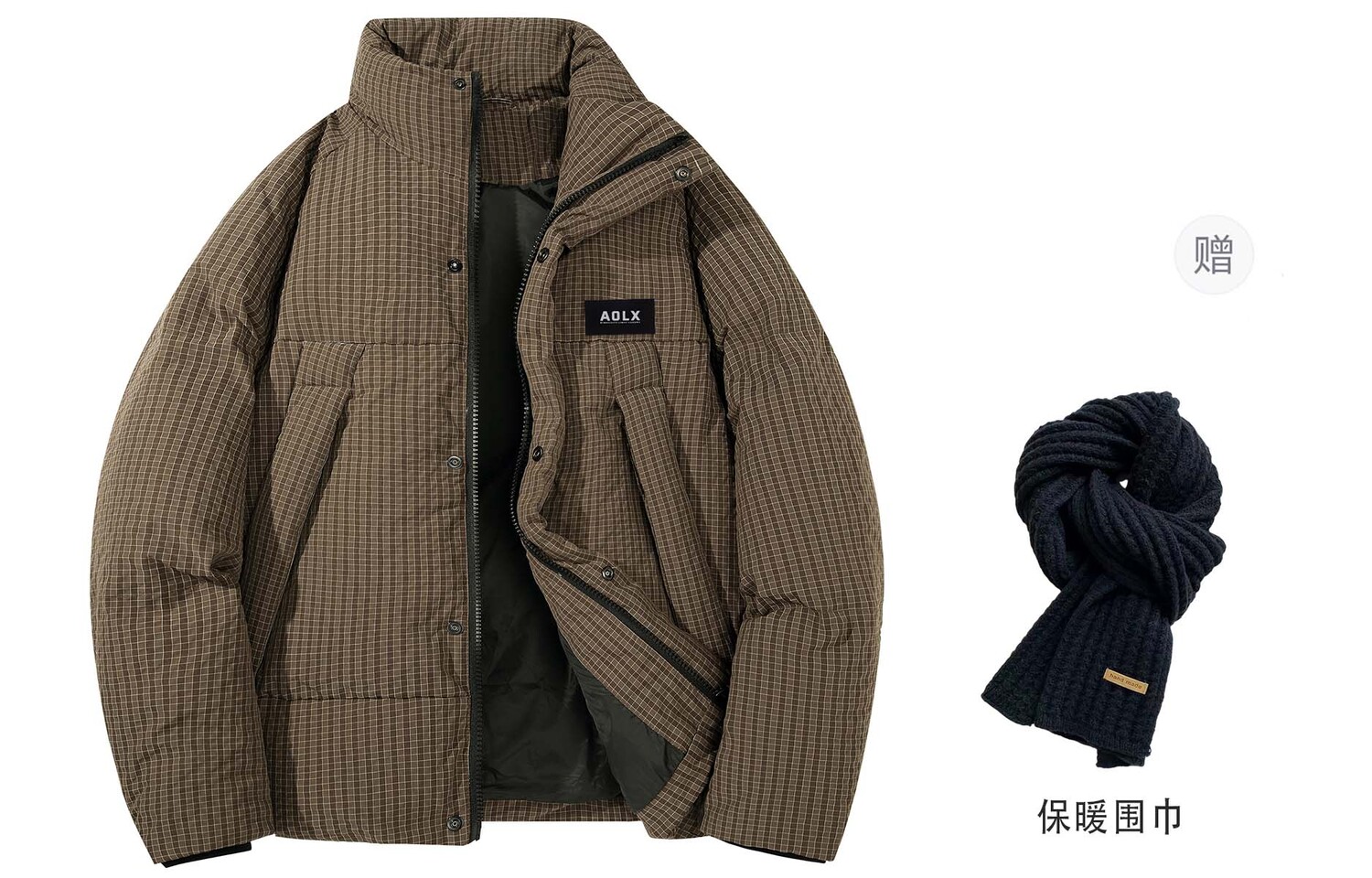 Пуховик унисекс Aolx, черный
Пуховик унисекс Aolx, черный