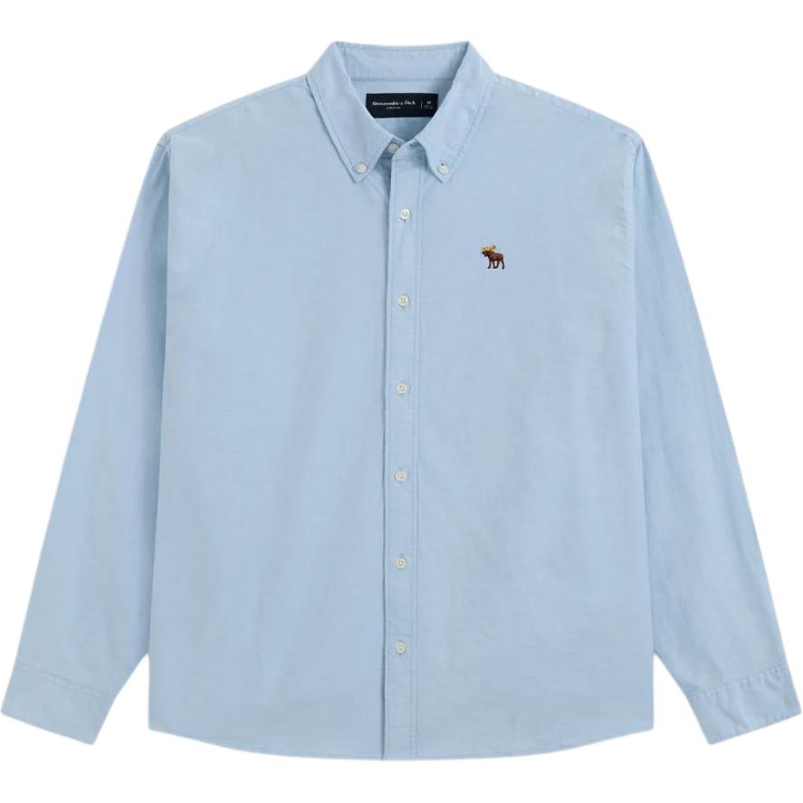 Abercrombie&Fitch Мужская рубашка, синие, умеренного цвета
Abercrombie&Fitch Мужская рубашка, синие, умеренного цвета