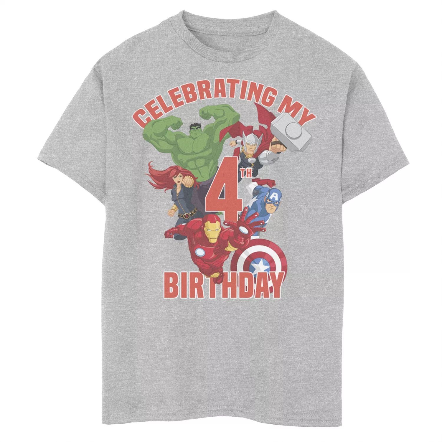 Футболка с рисунком «Марвел Мстители» для мальчиков 8–20 лет, празднующая мой 4-й день рождения Marvel
Футболка с рисунком «Марвел Мстители» для мальчиков 8–20 лет, празднующая мой 4-й день рождения Marvel
