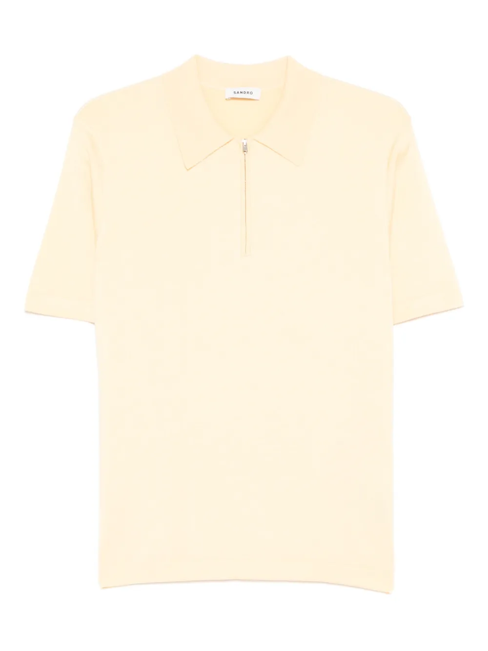Рубашка поло с воротником на молнии Sandro, желтый
Рубашка поло с воротником на молнии Sandro, желтый