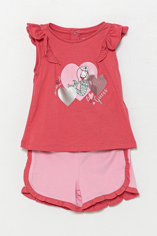 Комплект для новорожденного Guess, розовый
Комплект для новорожденного Guess, розовый