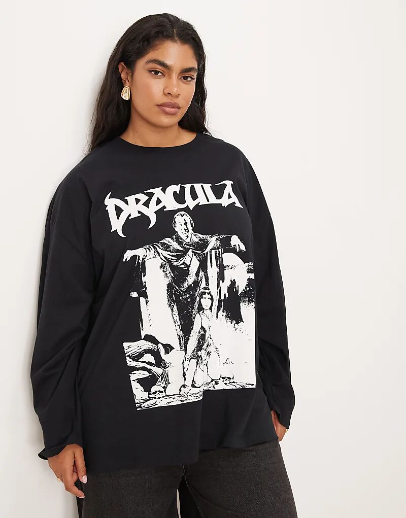 Лонгслив с длинными рукавами ASOS DESIGN Curve с принтом Дракулы в стиле Хэллоуина, черная
Лонгслив с длинными рукавами ASOS DESIGN Curve с принтом Дракулы в стиле Хэллоуина, черная