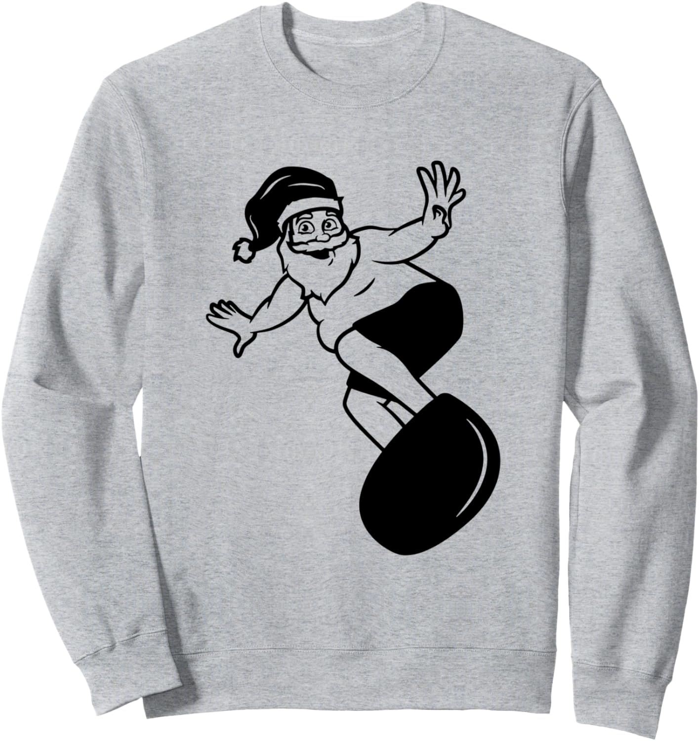Толстовка с изображением Санта-Клауса и серфингиста Мэри Серфмут Funny Surfing Shirts And Gifts, серый
Толстовка с изображением Санта-Клауса и серфингиста Мэри Серфмут Funny Surfing Shirts And Gifts, серый