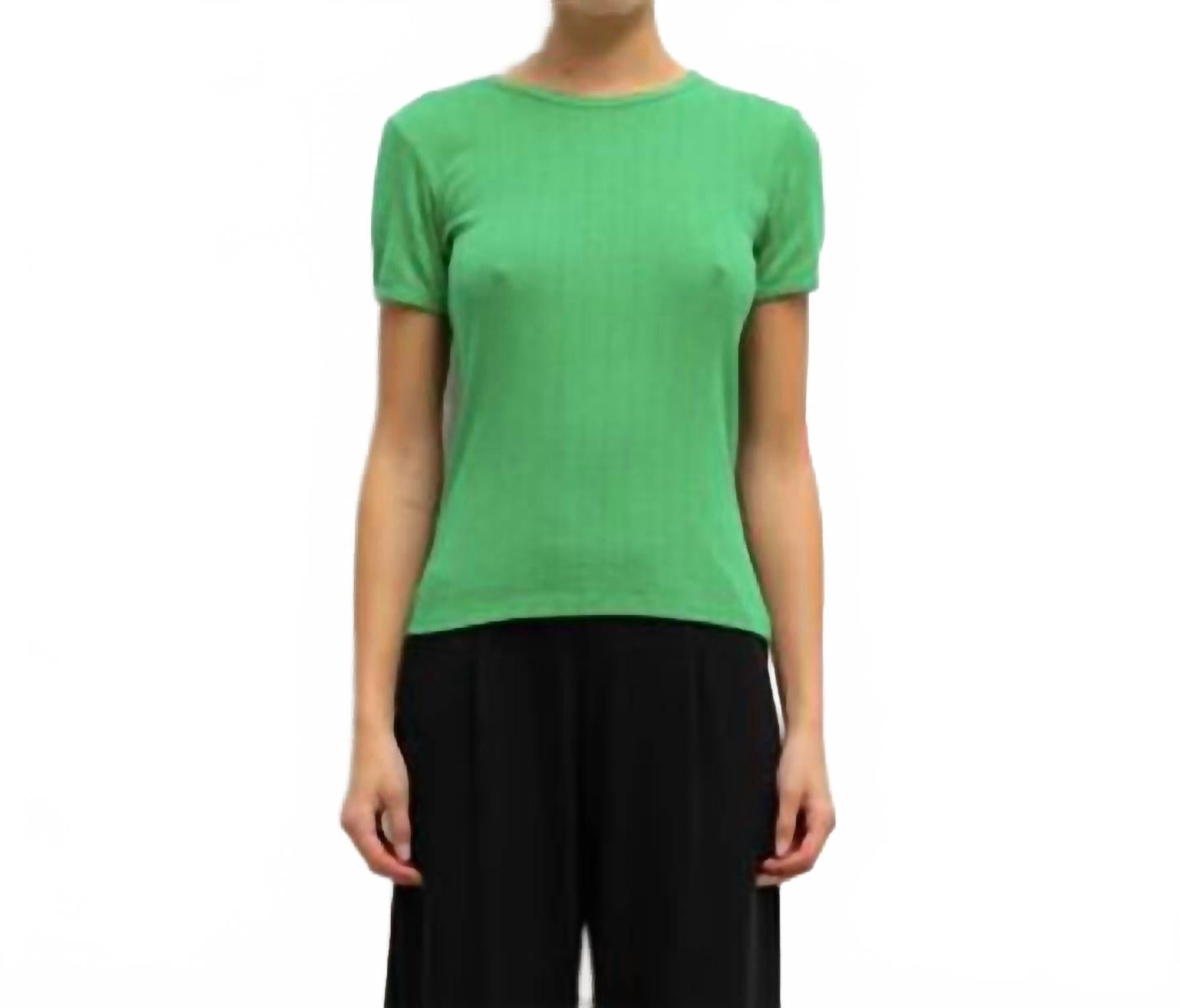 Футболка Pointelle Slim Fit в верт Leset, Vert
Футболка Pointelle Slim Fit в верт Leset, Vert