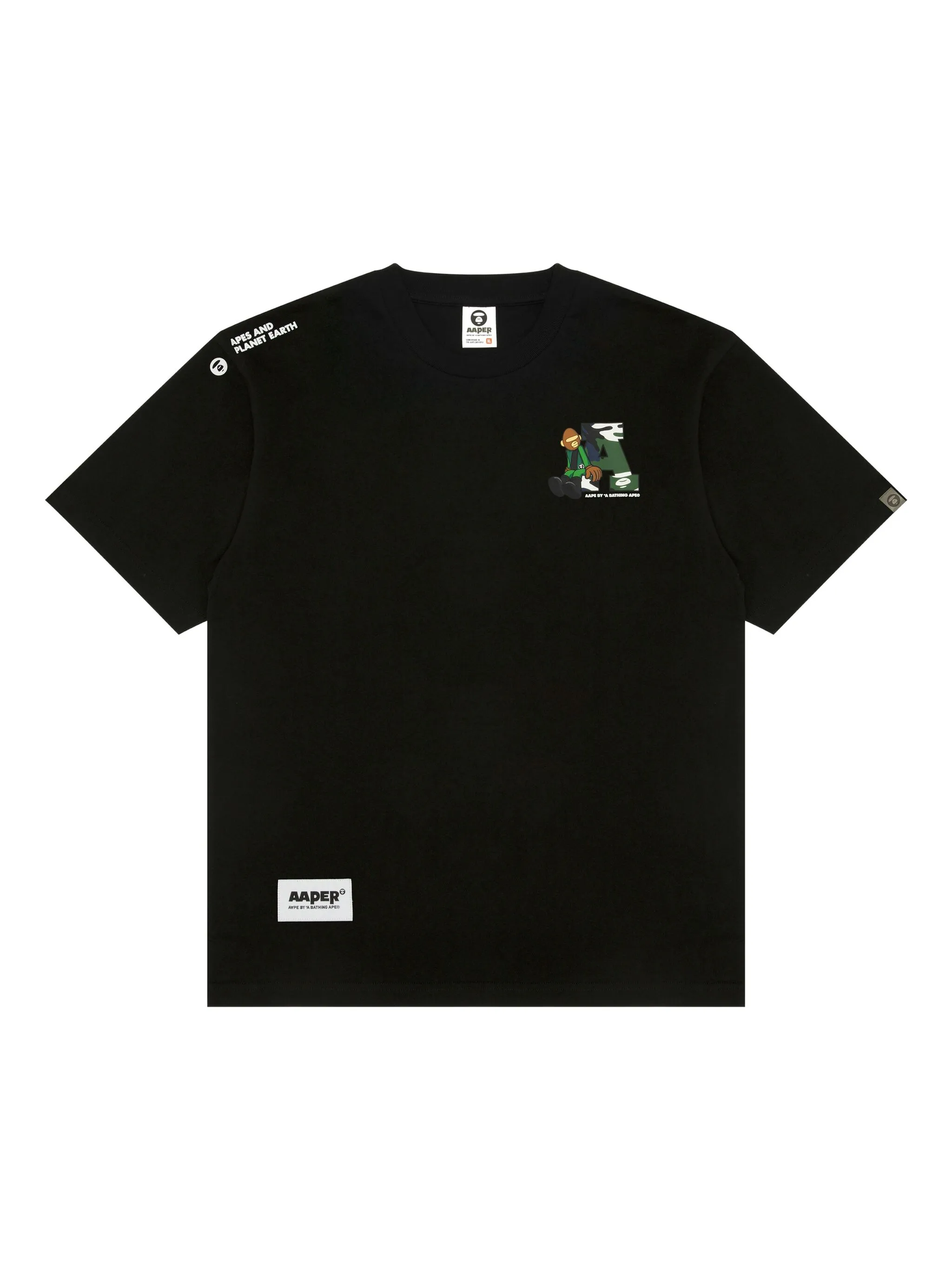 Футболка Aaper с графичным принтом Aape By A Bathing Ape, черный
Футболка Aaper с графичным принтом Aape By A Bathing Ape, черный