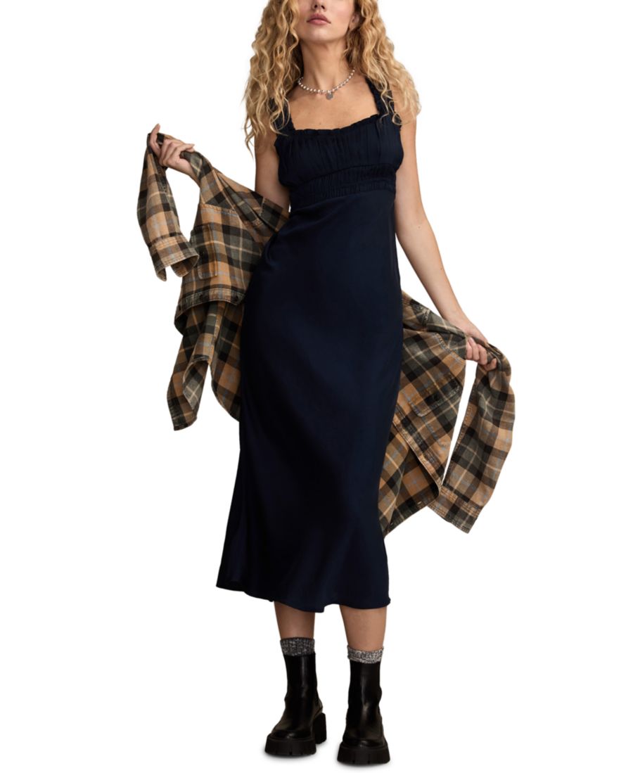 Женское миди-платье с драпированным лифом Lucky Brand, Navy
Женское миди-платье с драпированным лифом Lucky Brand, Navy