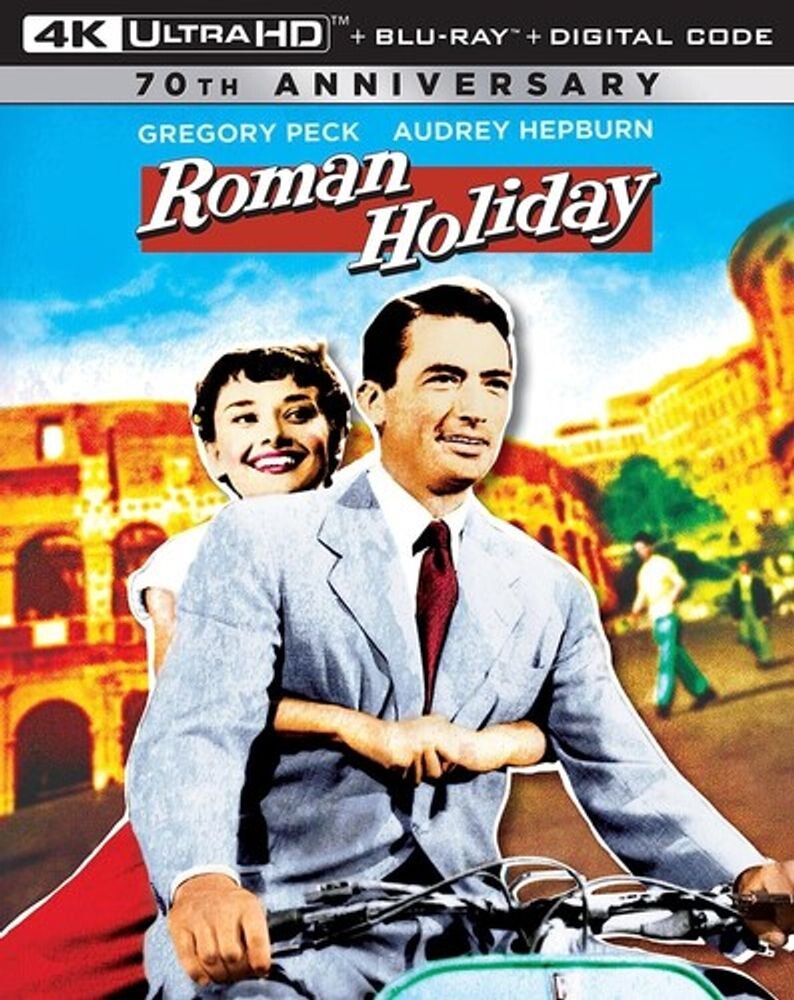 Диск 4K UHD Roman Holiday
Диск 4K UHD Roman Holiday