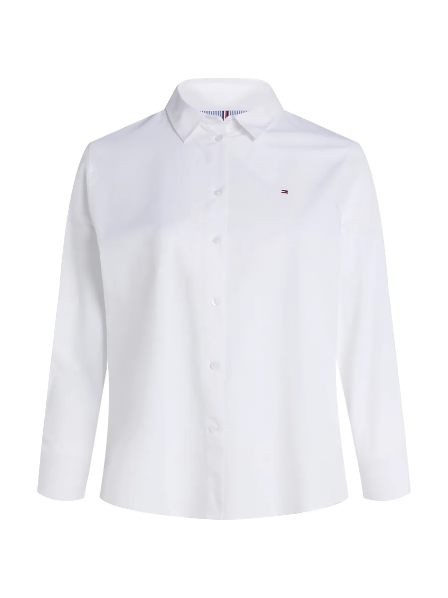 Блуза-рубашка Tommy Hilfiger Curve "CRV ESS POPLIN REGULAR SHIRT", большие размеры, белый
Блуза-рубашка Tommy Hilfiger Curve "CRV ESS POPLIN REGULAR SHIRT", большие размеры, белый
