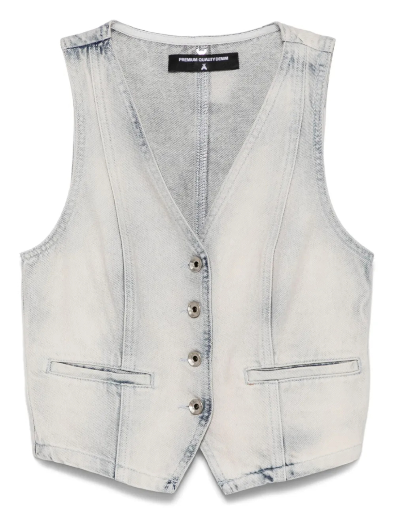 Джинсовый жилет Patrizia Pepe, синий 
Джинсовый жилет Patrizia Pepe, синий