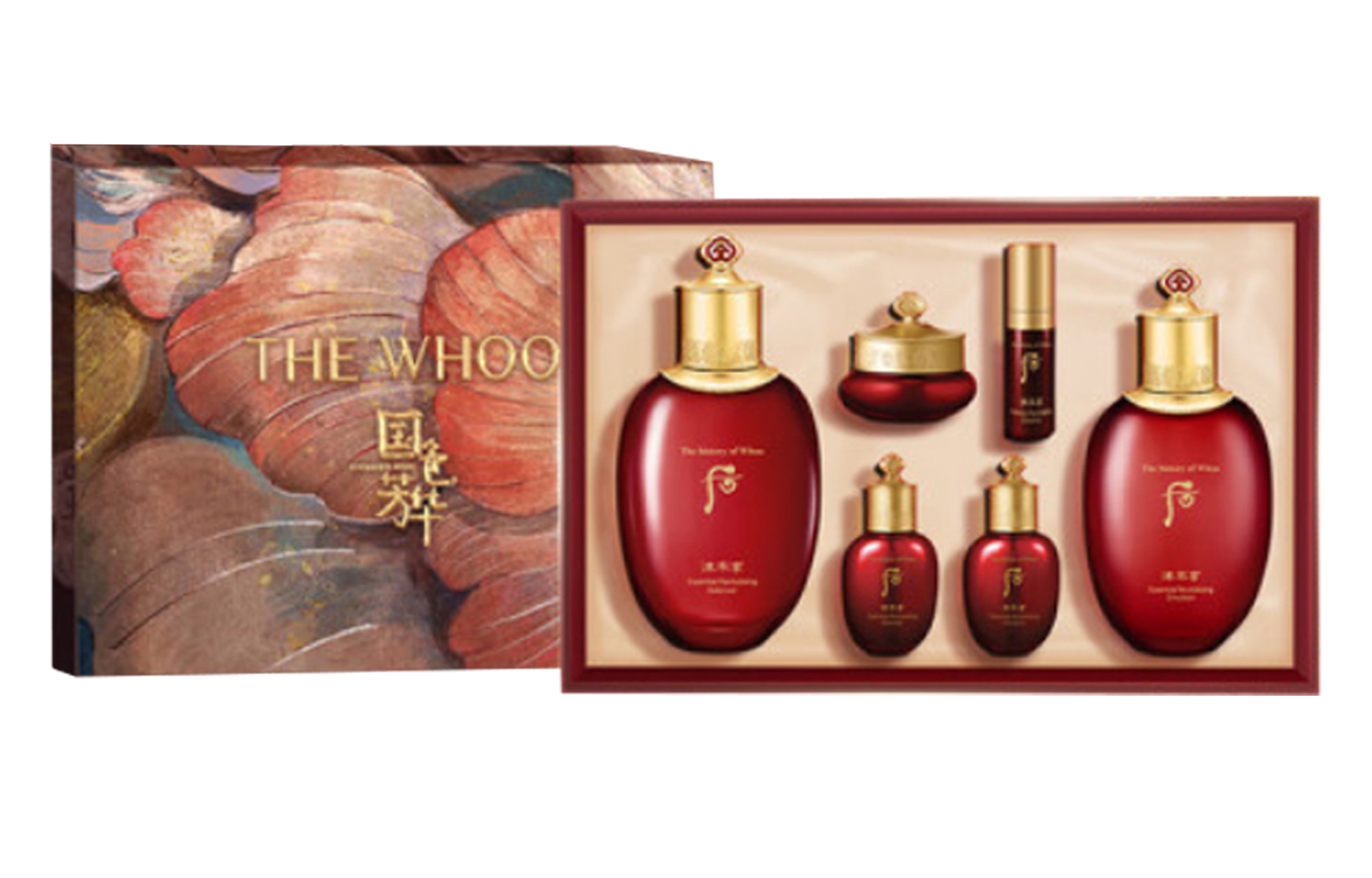 Jinlixiang набор для ухода за кожей с водяным лосьоном, увлажняющий и питающий комплект из шести предметов The History Of Whoo
Jinlixiang набор для ухода за кожей с водяным лосьоном, увлажняющий и питающий комплект из шести предметов The History Of Whoo