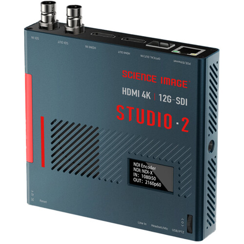 SCIENCE IMAGE Studio 2 NDI двунаправленный 4K SDI/HDMI кодер/декодер
SCIENCE IMAGE Studio 2 NDI двунаправленный 4K SDI/HDMI кодер/декодер