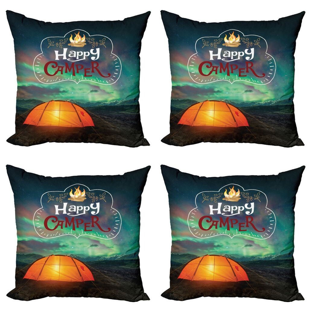 Комплект чехлов на подушки ABAKUHAUS Happy Camper (4 предмета), палатка Aurora Borealis, современная двусторонняя цифровая печать, 40 см x 40 см, многоцветная
Комплект чехлов на подушки ABAKUHAUS Happy Camper (4 предмета), палатка Aurora Borealis, современная двусторонняя цифровая печать, 40 см x 40 см, многоцветная