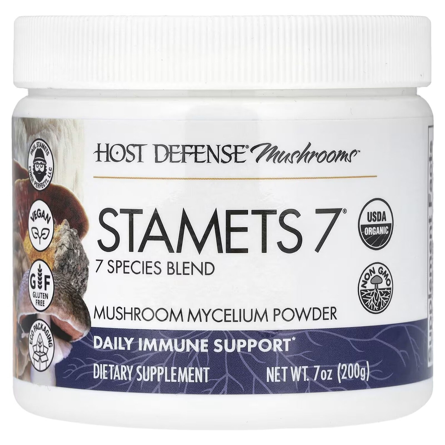 Грибы для защиты организма, STAMETS 7, смесь 7 видов, 7 унций (200 г) Host Defense
Грибы для защиты организма, STAMETS 7, смесь 7 видов, 7 унций (200 г) Host Defense