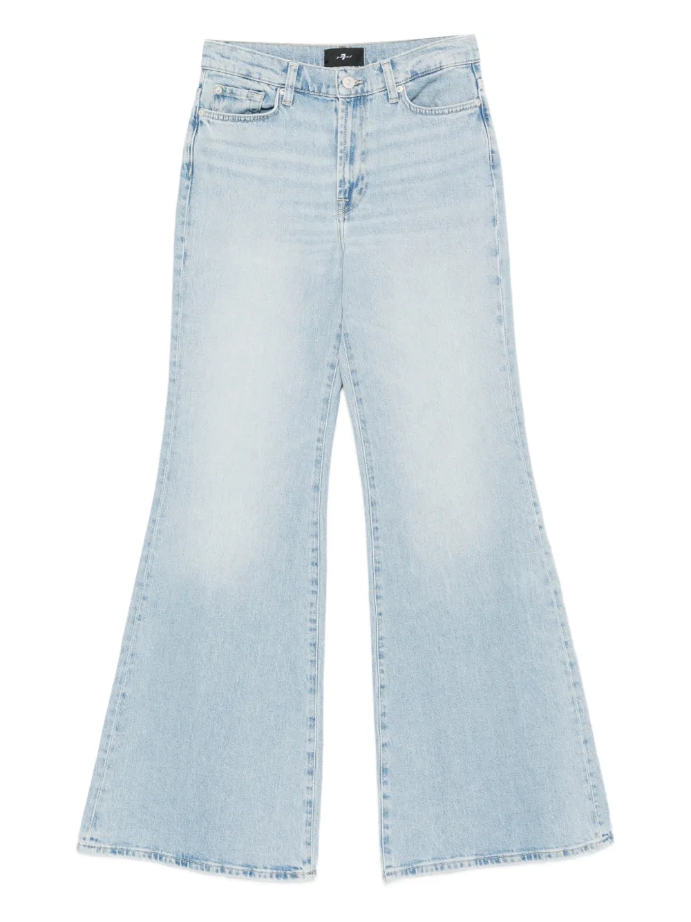 Ретро расклешенные джинсы 7 For All Mankind, синий
Ретро расклешенные джинсы 7 For All Mankind, синий