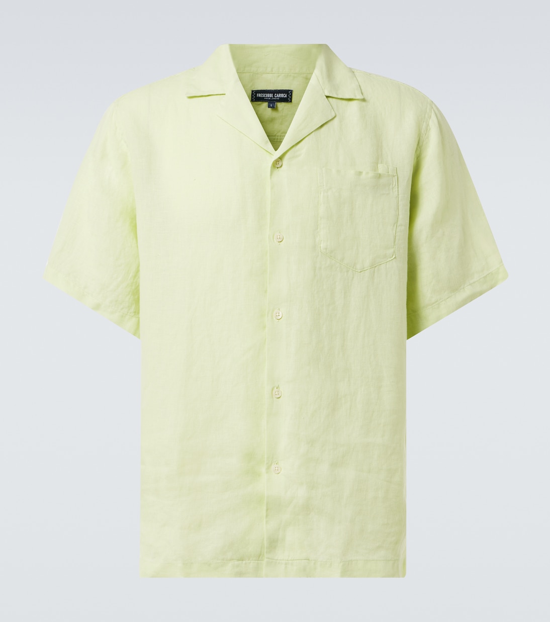 Анжело льняная рубашка для боулинга Frescobol Carioca, Pistachio
Анжело льняная рубашка для боулинга Frescobol Carioca, Pistachio