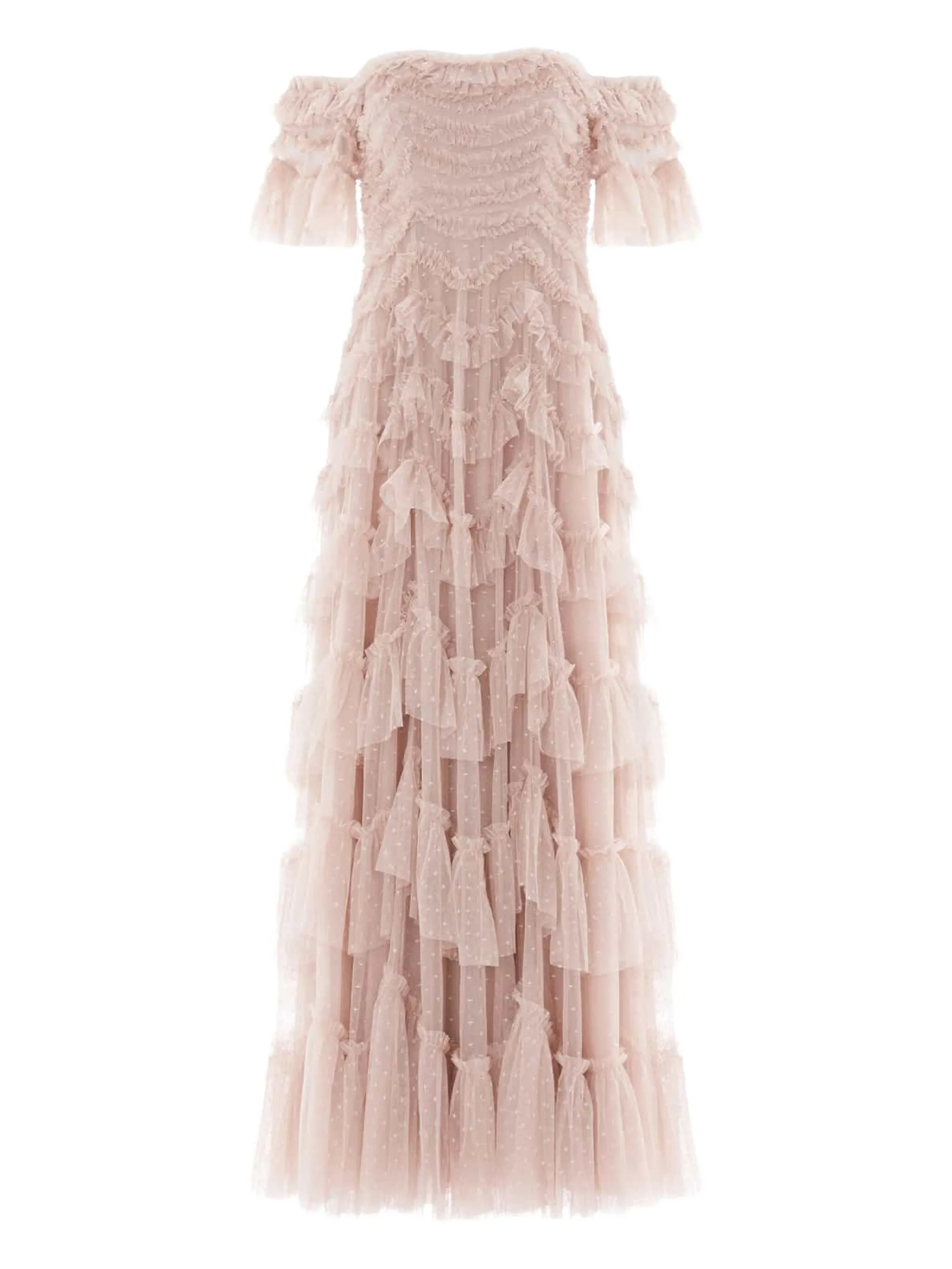 Макси-платье Aviana с оборками и открытыми плечами Needle & Thread, нейтральный
Макси-платье Aviana с оборками и открытыми плечами Needle & Thread, нейтральный