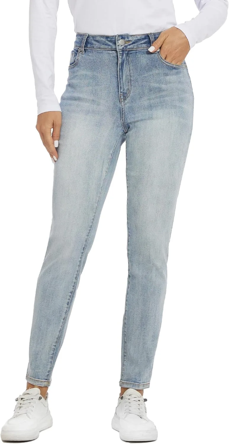 LICTZNEE джинсы для женщин High Waist, Skinny Stretch, Slim Fit с карманами и эффектом подтяжки
LICTZNEE джинсы для женщин High Waist, Skinny Stretch, Slim Fit с карманами и эффектом подтяжки