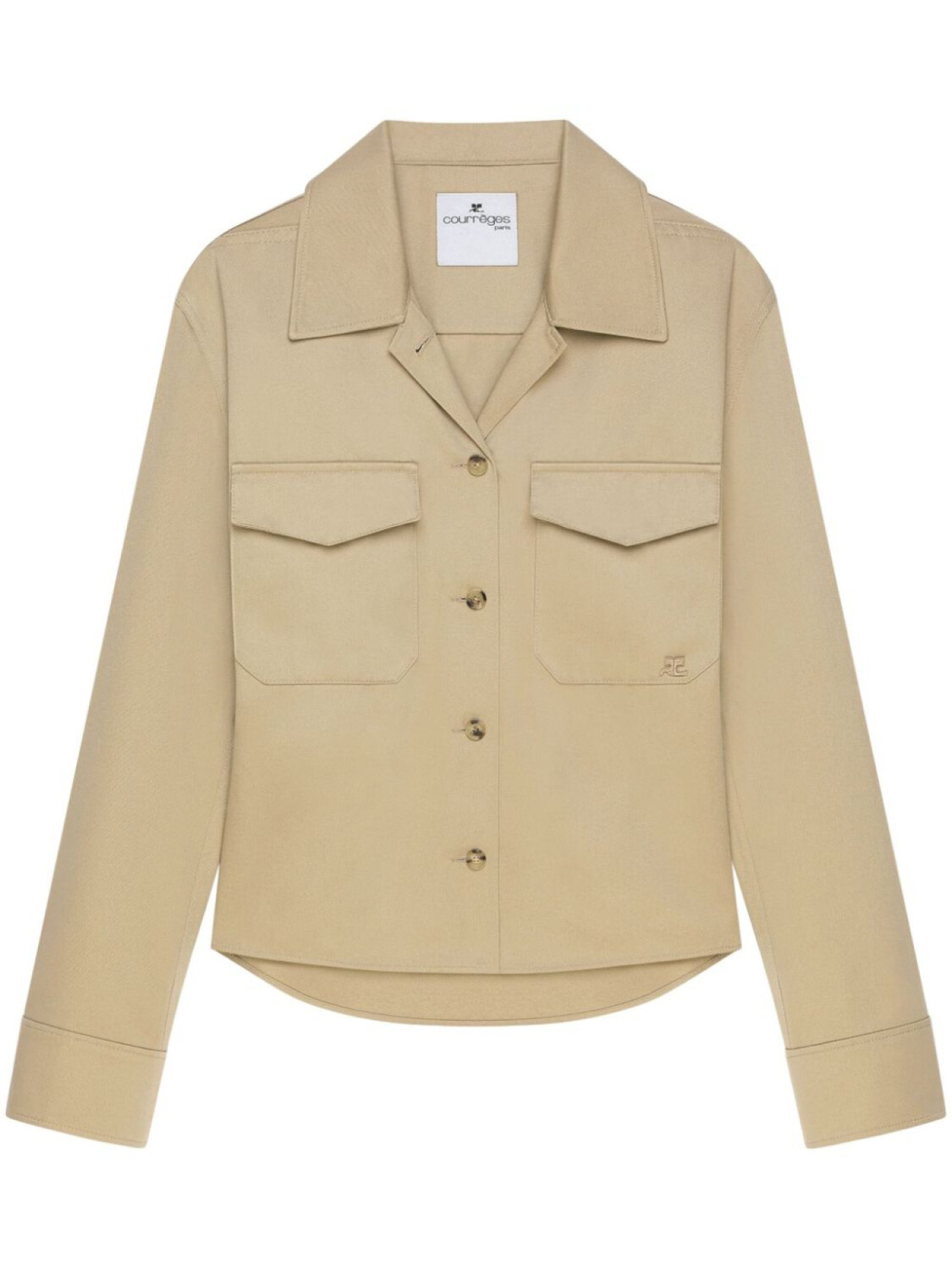 Courrèges рубашка на пуговицах, нейтральный цвет
Courrèges рубашка на пуговицах, нейтральный цвет