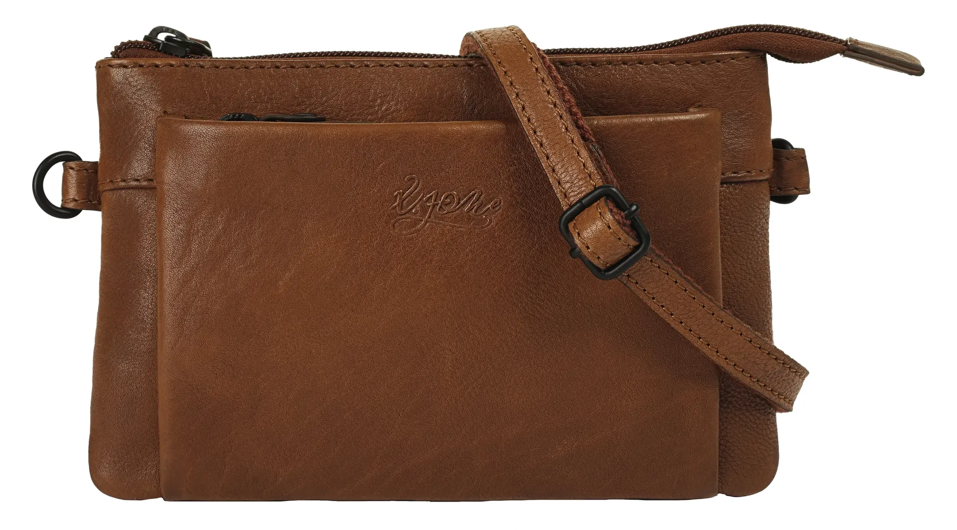 Сумка через плечо X-Zone, натуральная кожа, цвет Cognac
Сумка через плечо X-Zone, натуральная кожа, цвет Cognac