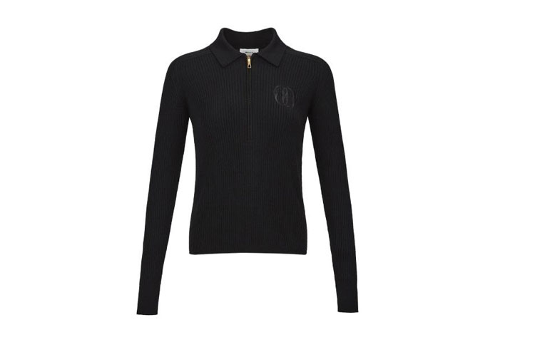 Джемпер с ребристым узором и вышитым логотипом BALLY, черный
Джемпер с ребристым узором и вышитым логотипом BALLY, черный