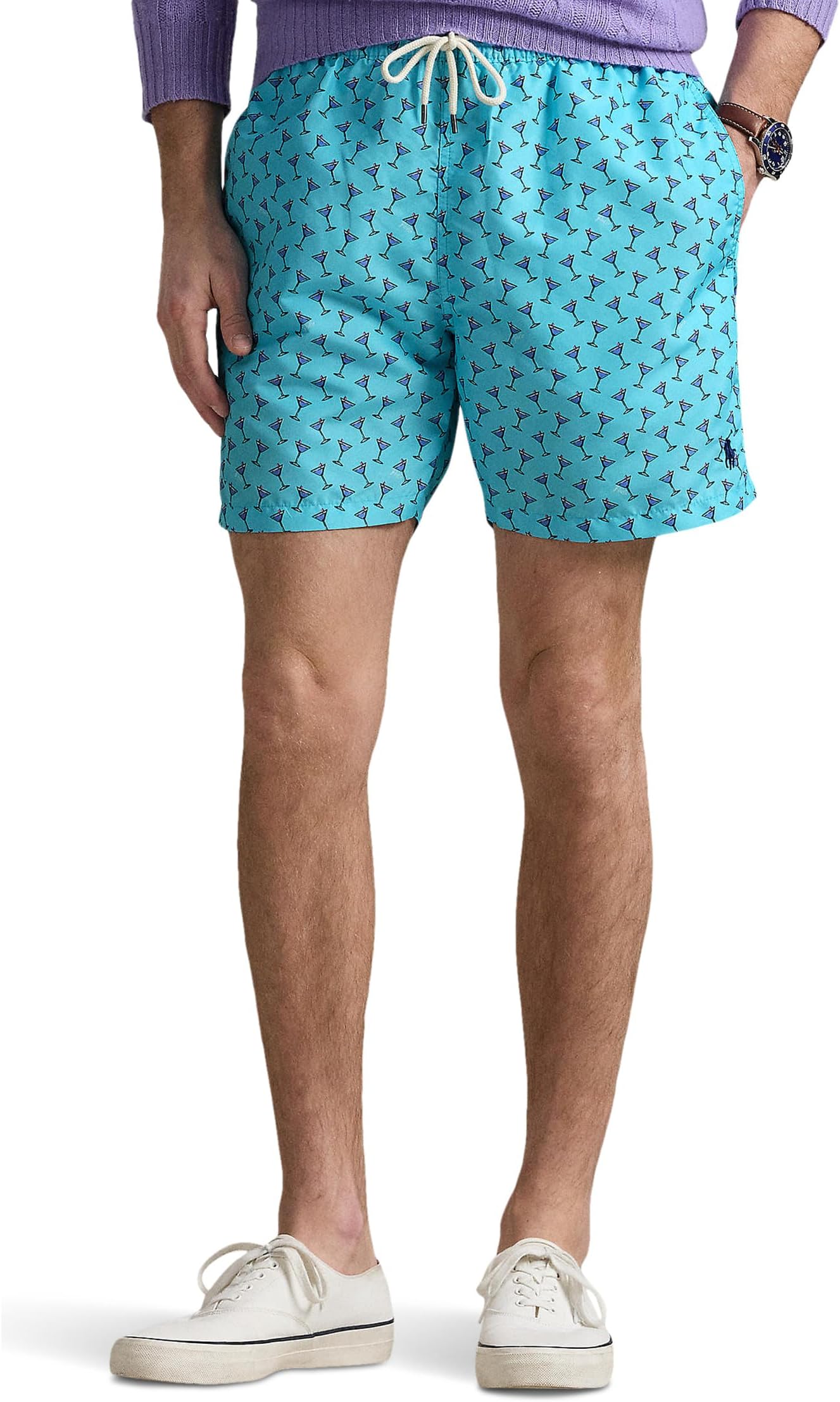 Плавки Polo Ralph Lauren Traveler Stretch Classic Fit Swim Trunk, цвет Cocktail Hour 
Плавки Polo Ralph Lauren Traveler Stretch Classic Fit Swim Trunk, цвет Cocktail Hour