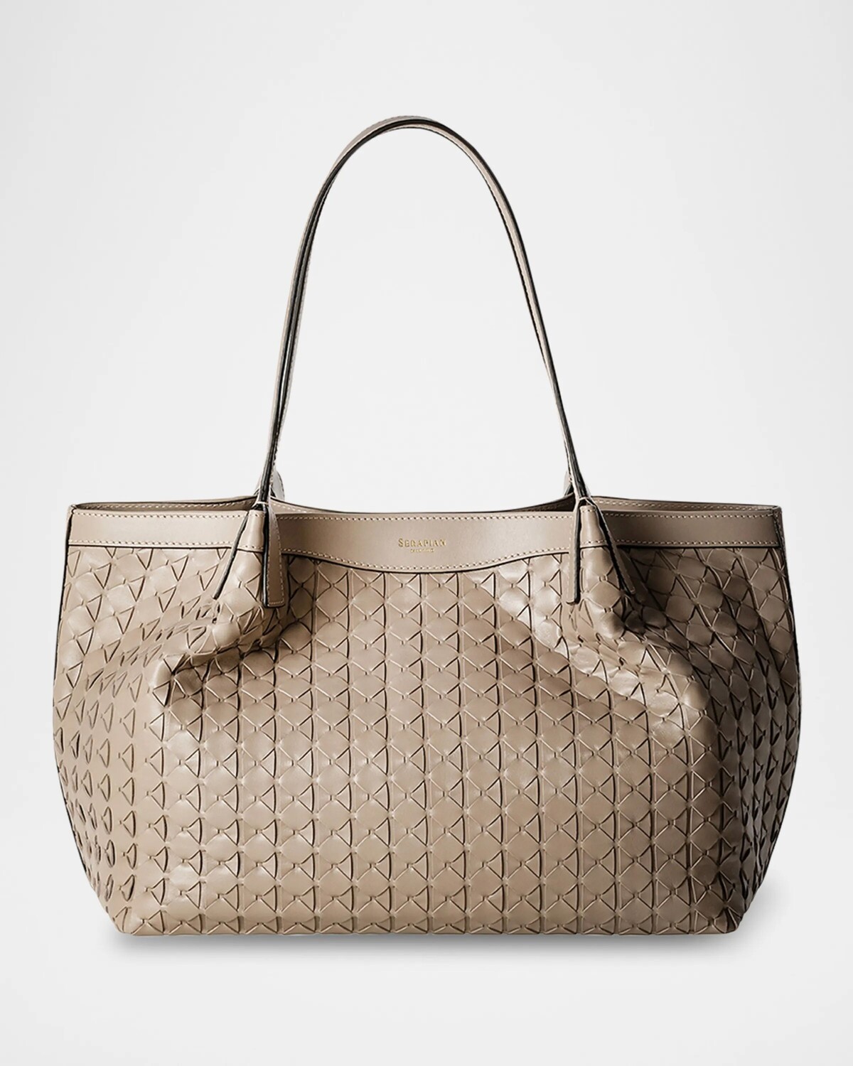 Маленькая кожаная большая сумка с мозаикой Secret Serapian, цвет Sahara
Маленькая кожаная большая сумка с мозаикой Secret Serapian, цвет Sahara