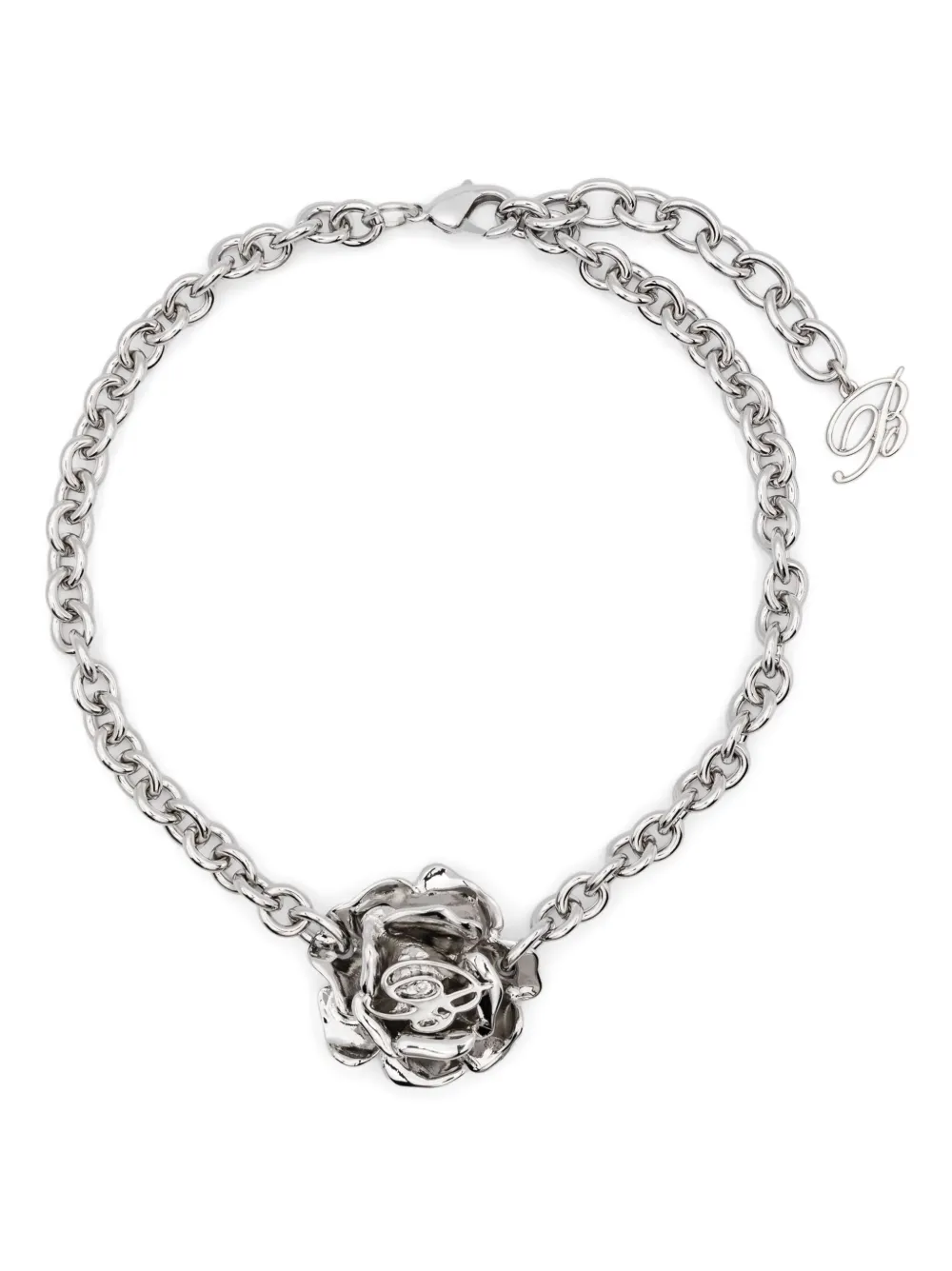 Чокер с цветочным декором BLUMARINE, серебяный
Чокер с цветочным декором BLUMARINE, серебяный