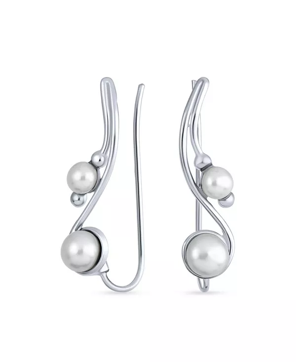 Серьги-Каффы с белым пресноводным жемчугом, надеваемые на хрящ, позолоченное серебро 14 карат Bling Jewelry, silver
Серьги-Каффы с белым пресноводным жемчугом, надеваемые на хрящ, позолоченное серебро 14 карат Bling Jewelry, silver