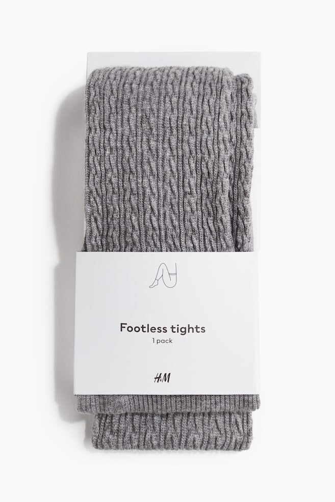 Леггинсы с косичной вязкой H&M, серый
Леггинсы с косичной вязкой H&M, серый