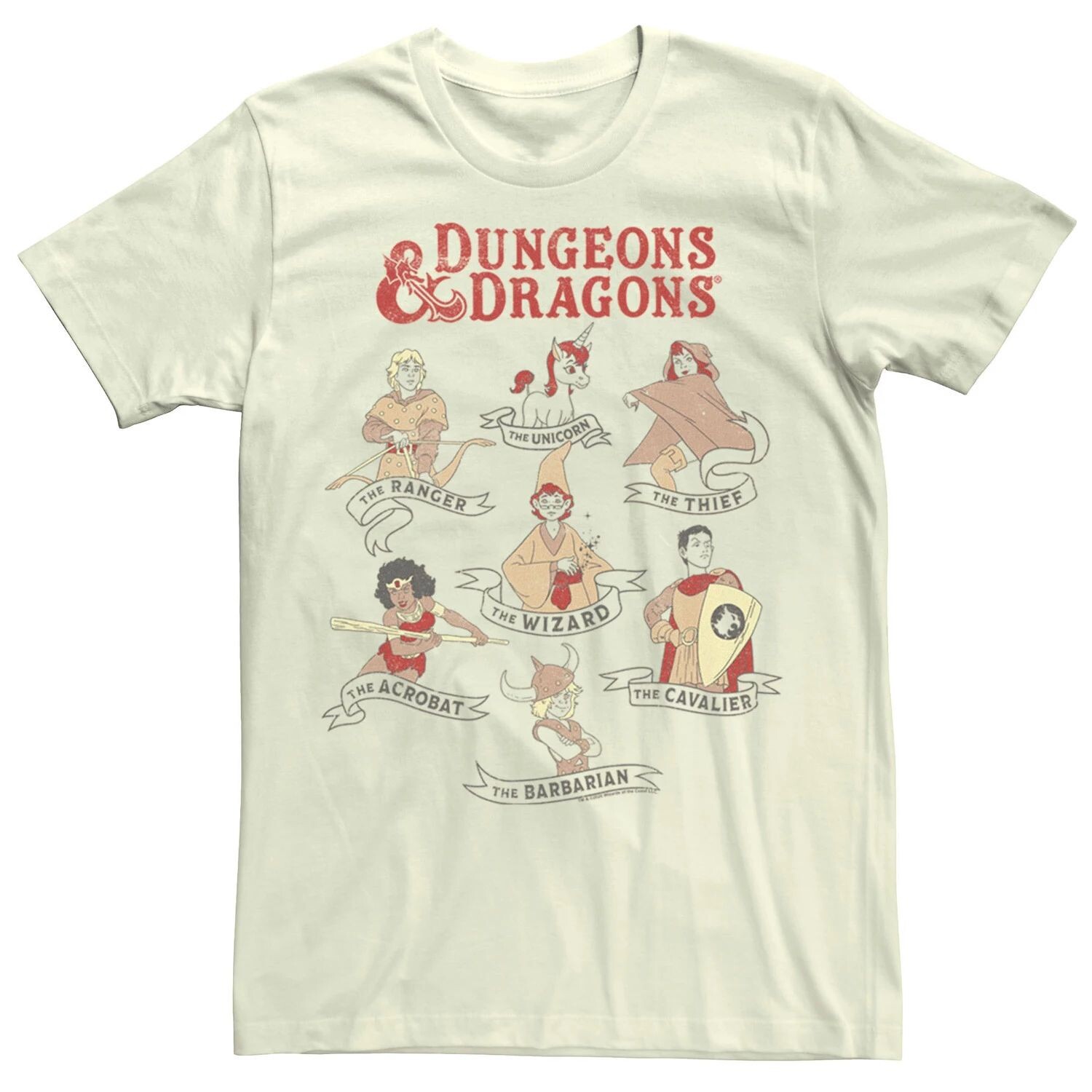 Мужская футболка с плакатом Dungeons & Dragons Textbook Players Licensed Character
Мужская футболка с плакатом Dungeons & Dragons Textbook Players Licensed Character