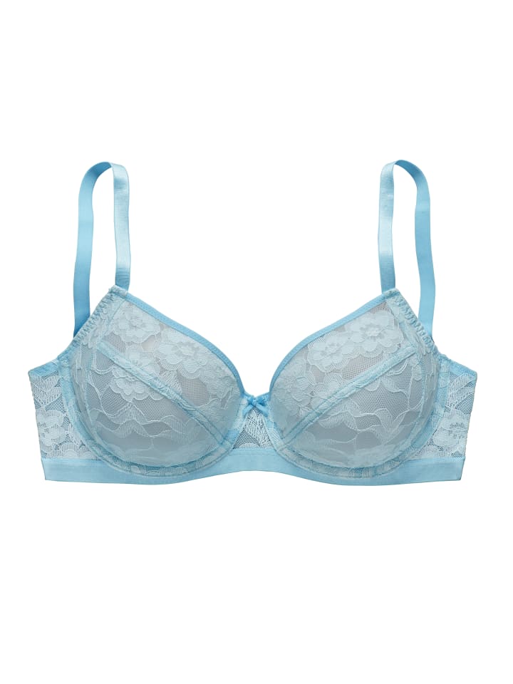Бюстгальтер на косточках LASCANA, бирюзовый 
Бюстгальтер на косточках LASCANA, бирюзовый