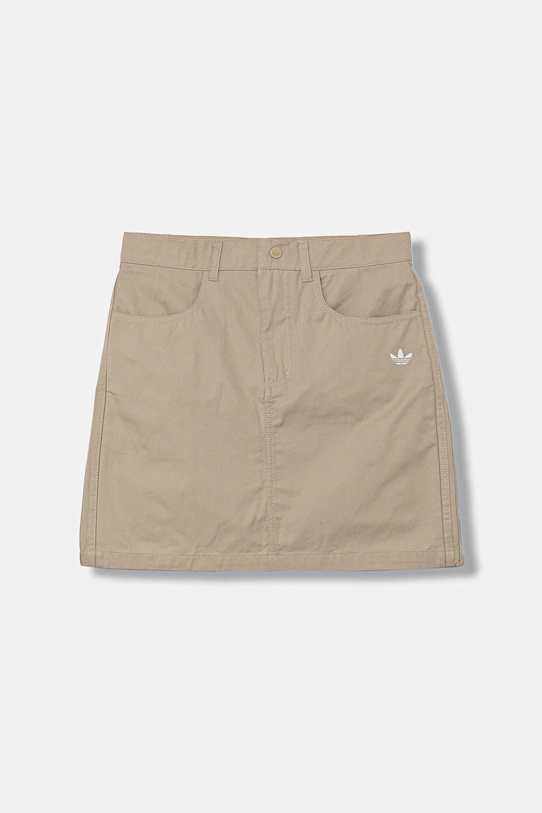 Детская хлопковая юбка Adidas Originals, бежевый
Детская хлопковая юбка Adidas Originals, бежевый