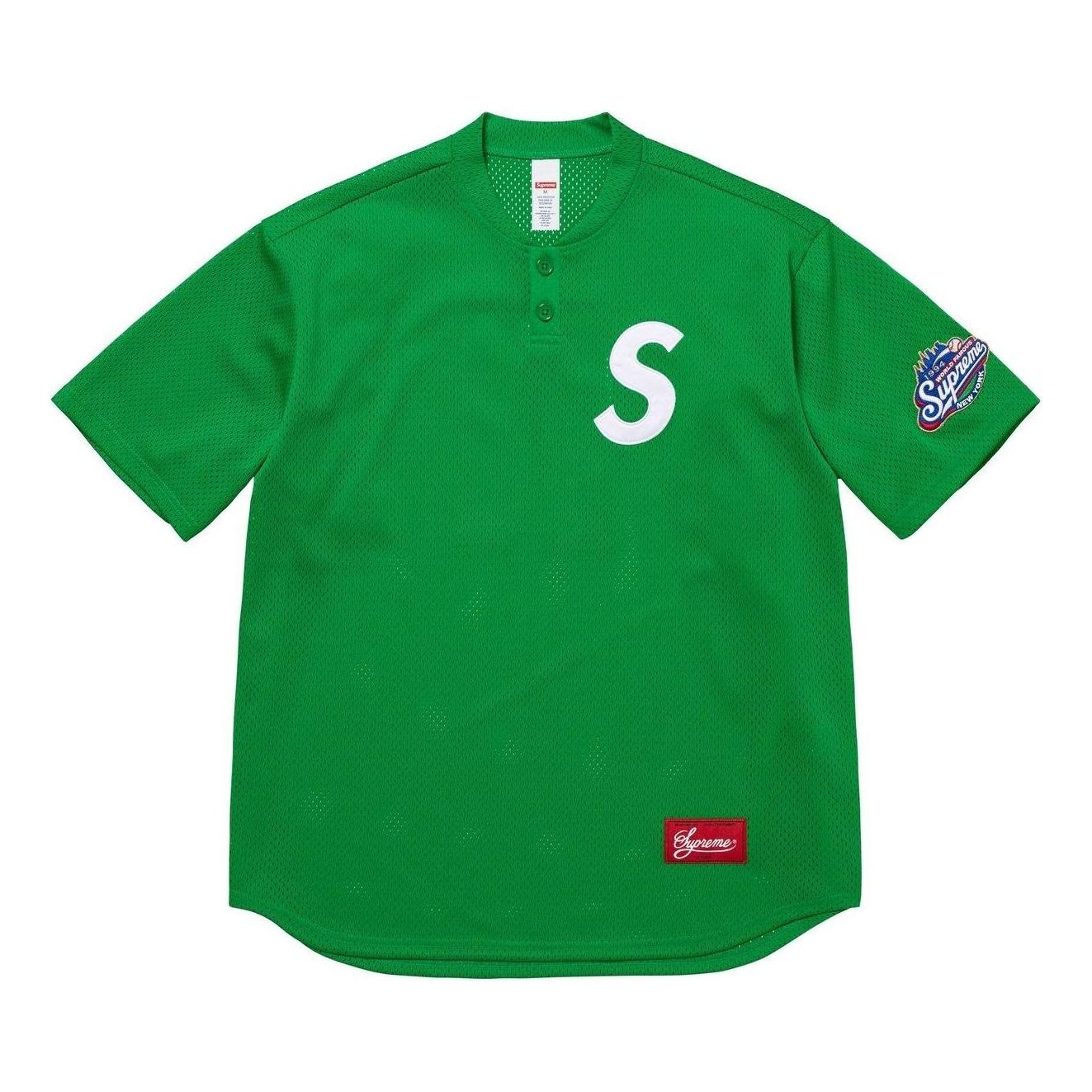 Футболка-поло Supreme S Logo Baseball Henley 'Green'
Футболка-поло Supreme S Logo Baseball Henley 'Green'