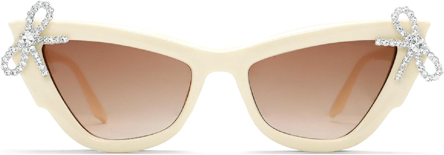 Солнцезащитные очки со стразами для женщин, блестящие кристаллы, модные очки «кошачий глаз» с защитой от УФ-излучения, блестящие солнцезащитные очки mincl, Beige Brown
Солнцезащитные очки со стразами для женщин, блестящие кристаллы, модные очки «кошачий глаз» с защитой от УФ-излучения, блестящие солнцезащитные очки mincl, Beige Brown